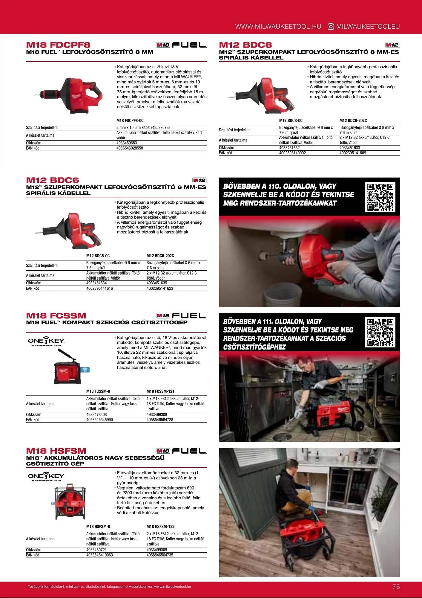 Katalógus Milwaukee akciós újság szeptember 16.-tól december 31.-ig 2026. - Oldal 75