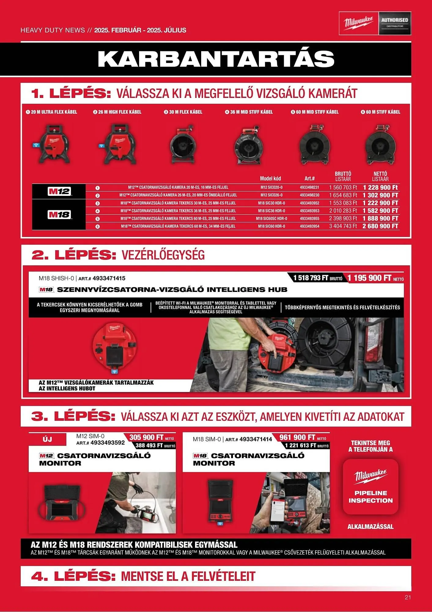 Katalógus Milwaukeetool akciós újság február 13.-tól július 31.-ig 2025. - Oldal 21