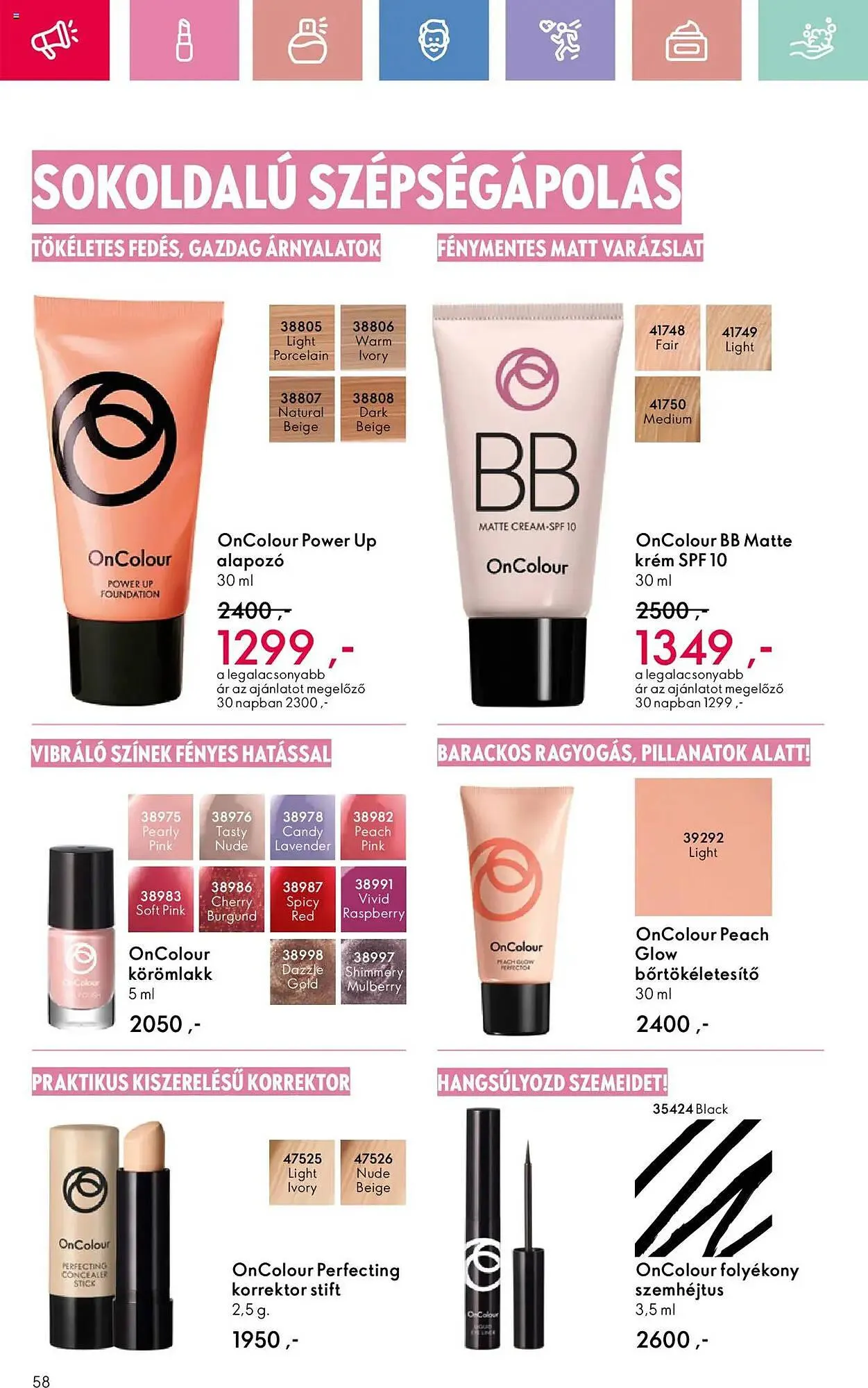 Katalógus Oriflame akciós újság április 13.-tól május 3.-ig 2025. - Oldal 58