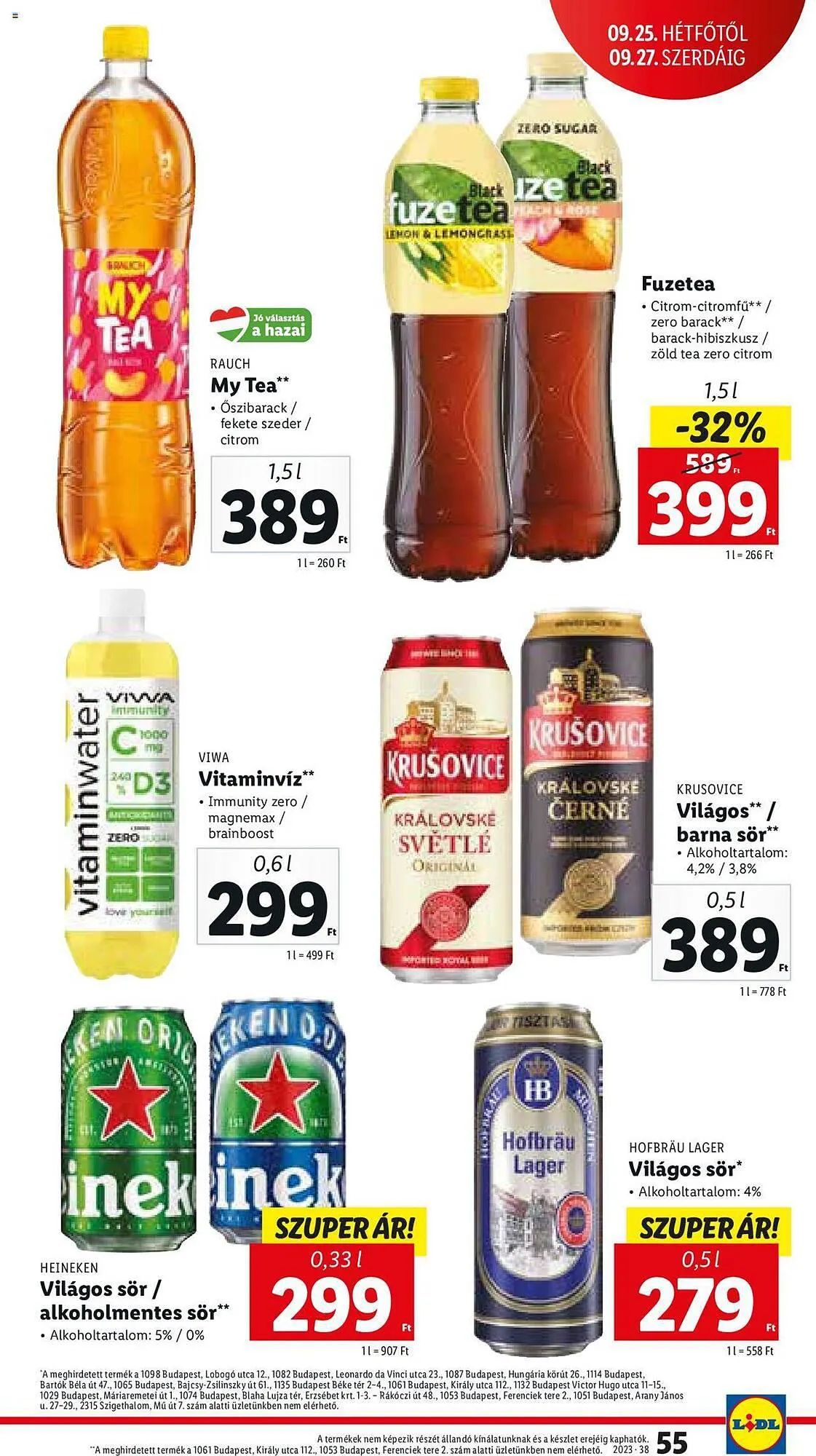 Katalógus Lidl akciós újság szeptember 21.-tól szeptember 27.-ig 2023. - Oldal 55