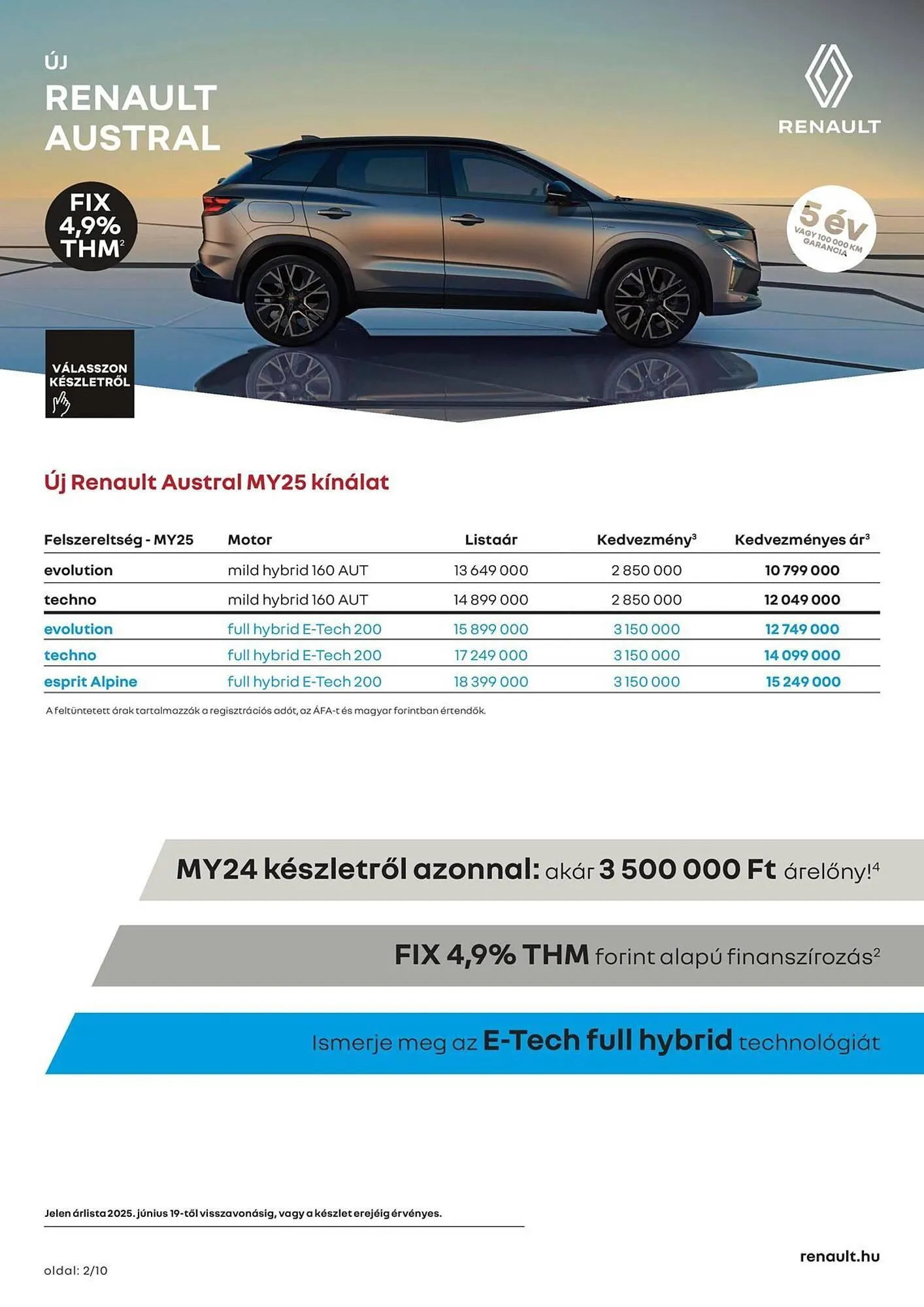 Katalógus Renault akciós újság június 20.-tól június 20.-ig 2026. - Oldal 2