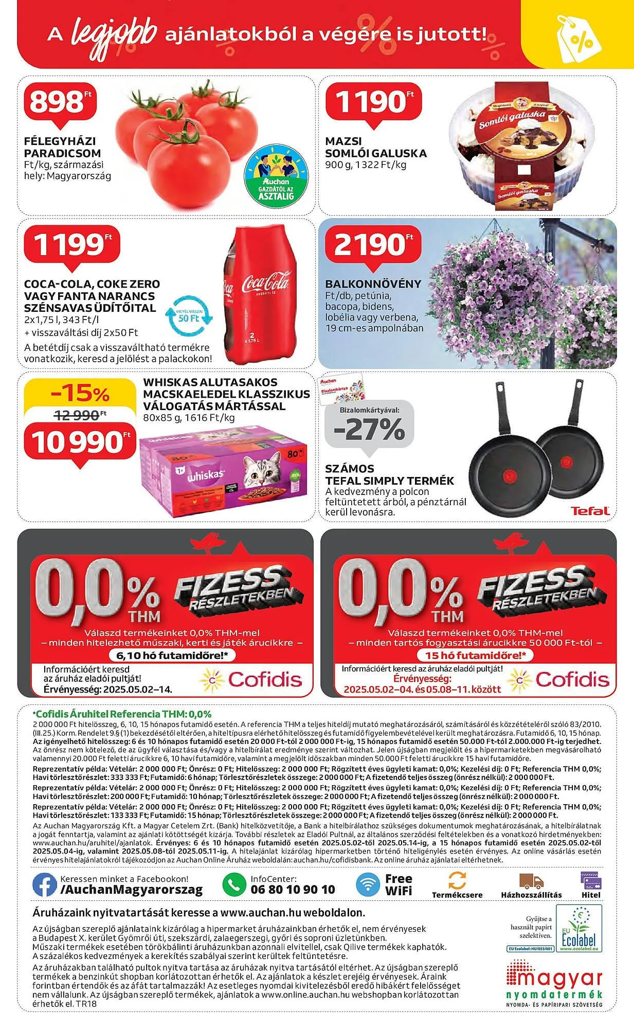 Katalógus Auchan akciós újság május 2.-tól május 7.-ig 2025. - Oldal 54
