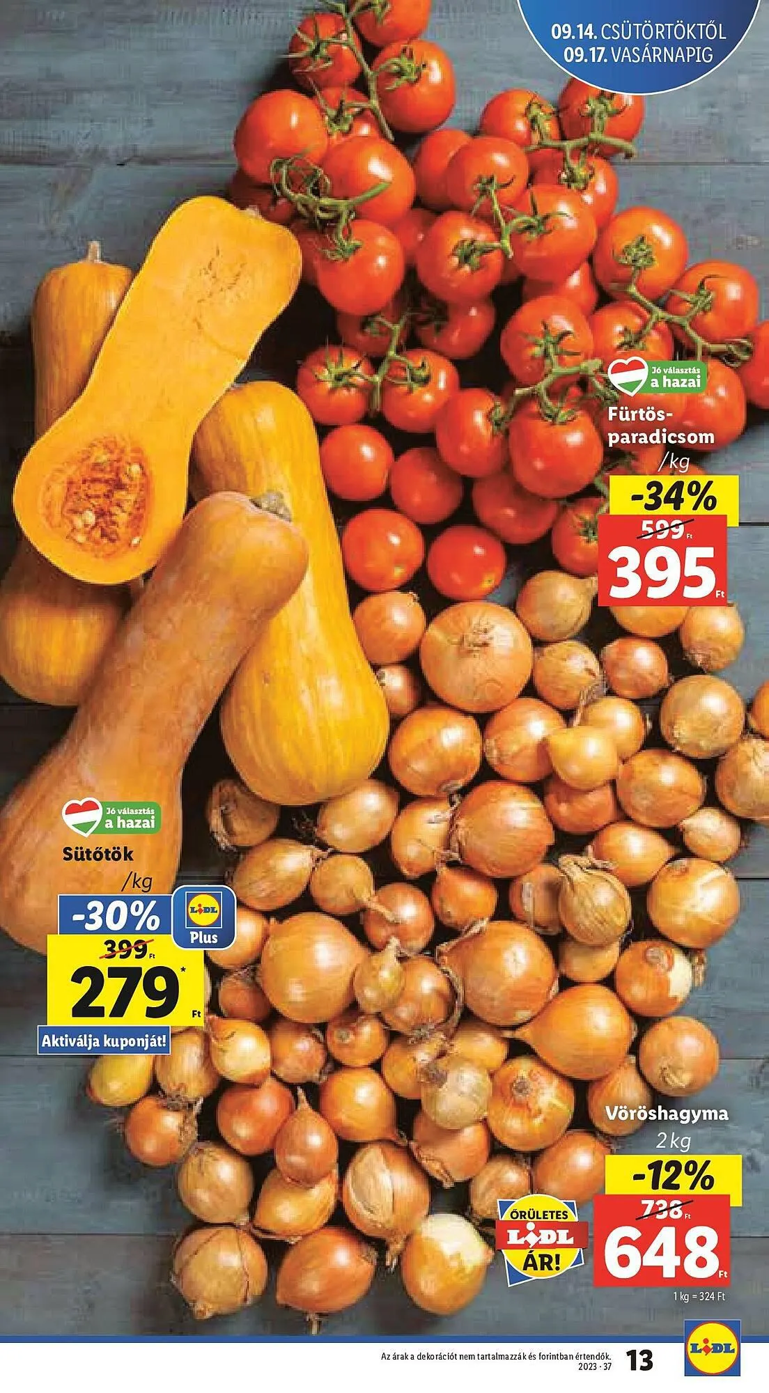 Katalógus Lidl akciós újság szeptember 14.-tól szeptember 20.-ig 2023. - Oldal 13