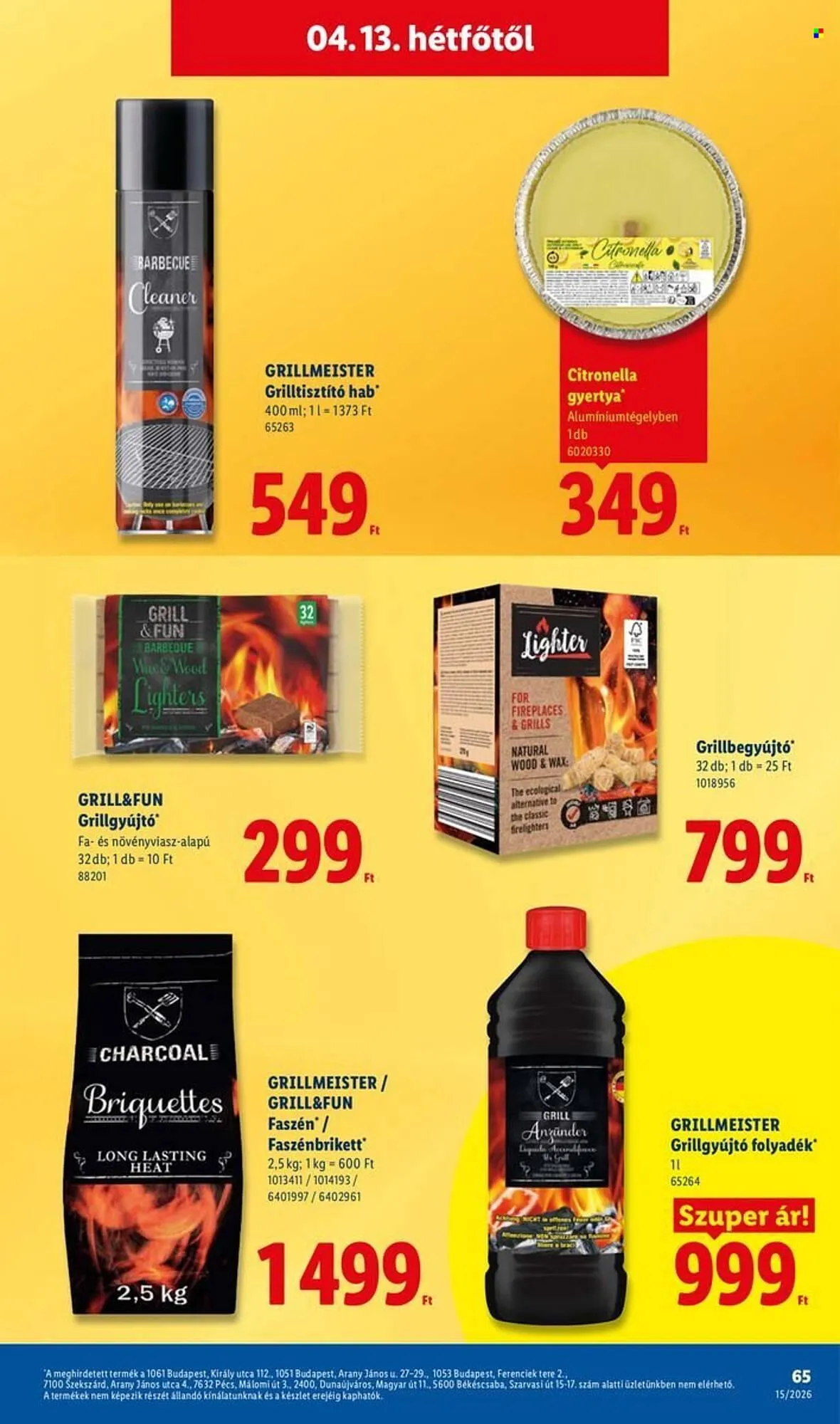 Katalógus Lidl akciós újság április 9.-tól április 15.-ig 2026. - Oldal 65