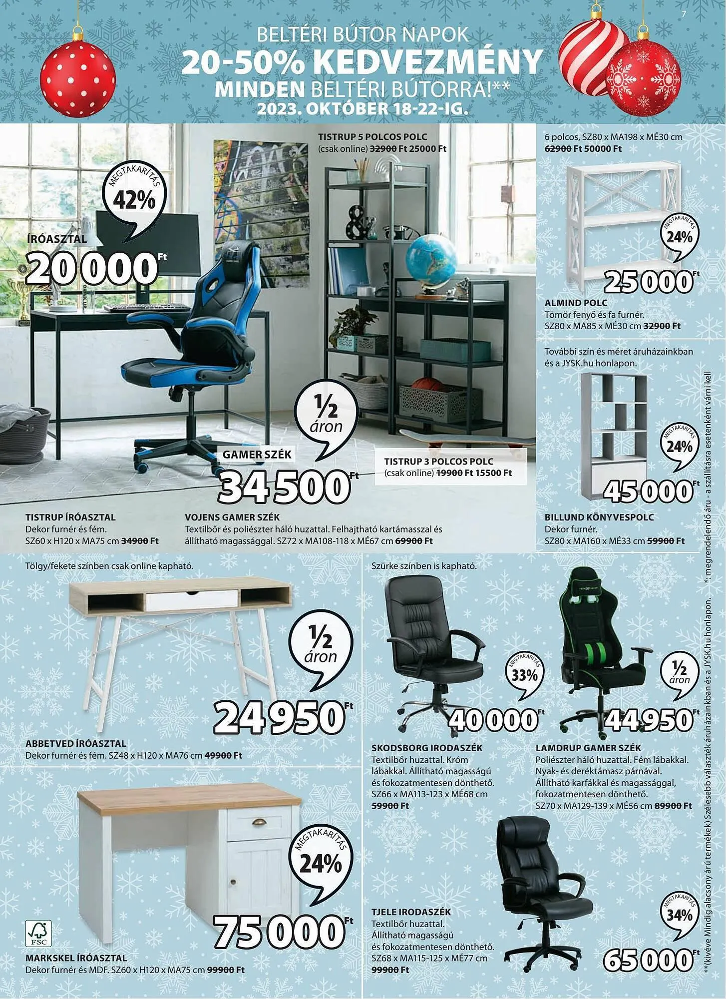 Katalógus JYSK akciós újság október 18.-tól november 26.-ig 2023. - Oldal 7