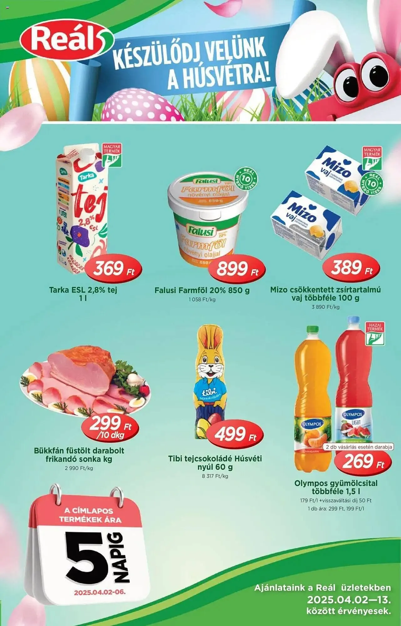 Katalógus Real akciós újság április 2.-tól április 13.-ig 2025. - Oldal 1