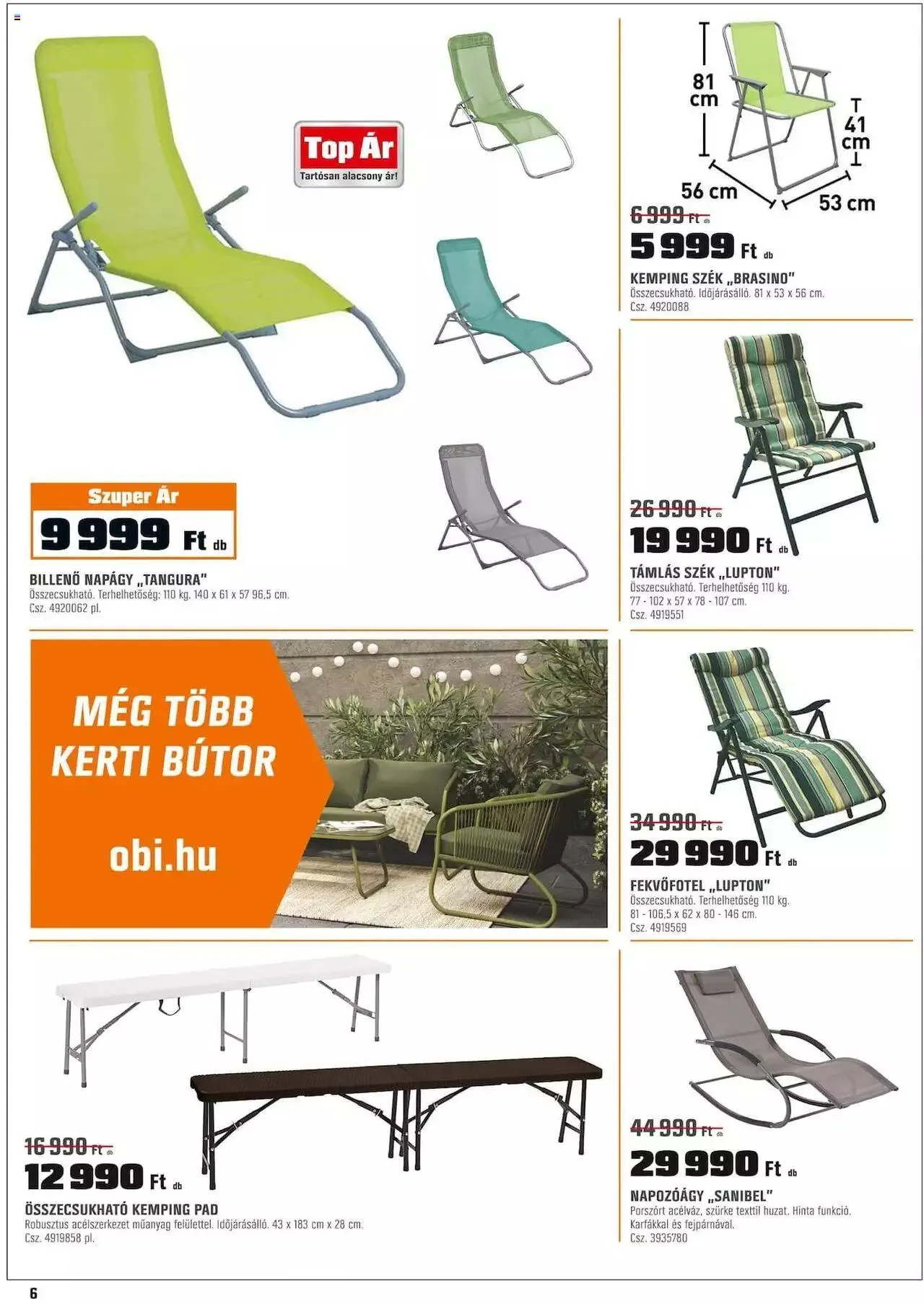 Katalógus OBI Akciós újság július 5.-tól augusztus 11.-ig 2023. - Oldal 6