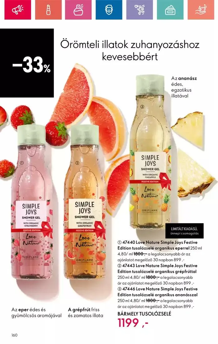 Katalógus ORIFLAME akciós december 29.-tól január 12.-ig 2025. - Oldal 160