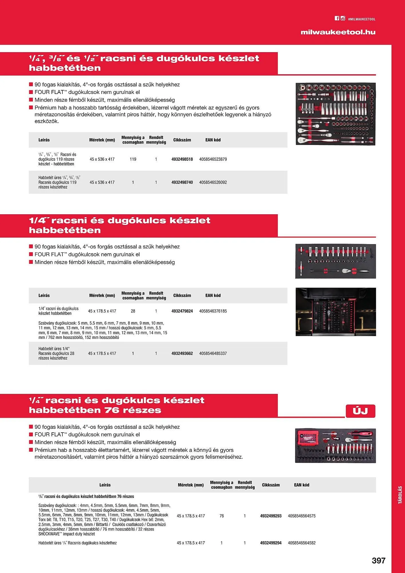 Katalógus Milwaukee akciós újság szeptember 16.-tól december 31.-ig 2025. - Oldal 397