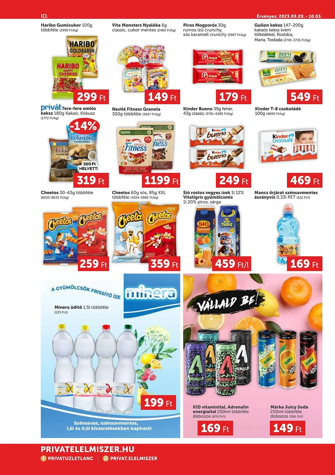 Katalógus PRIVÁT max akciós újság szeptember 20.-tól október 10.-ig 2023. - Oldal 10