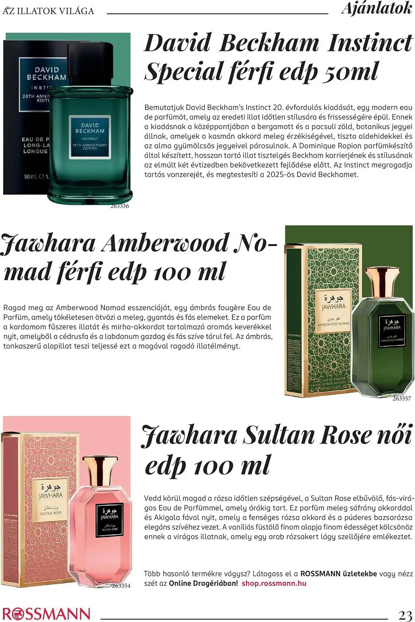 Katalógus Rossmann akciós újság október 16.-tól december 31.-ig 2025. - Oldal 23