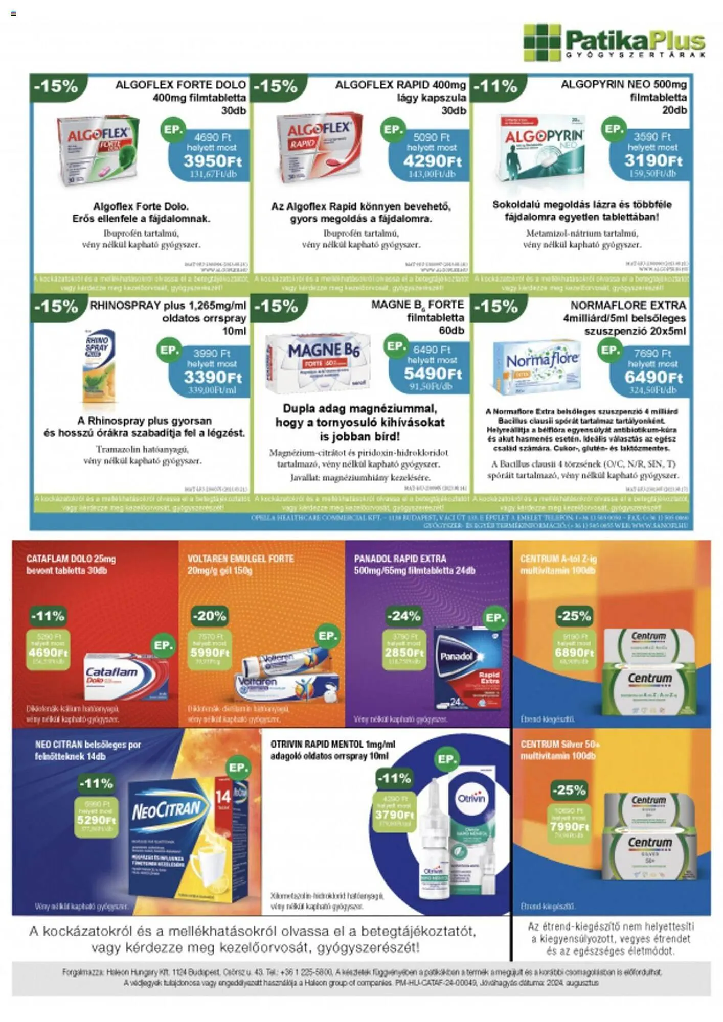 Katalógus PatikaPlus akciós újság szeptember 1.-tól szeptember 30.-ig 2024. - Oldal 3