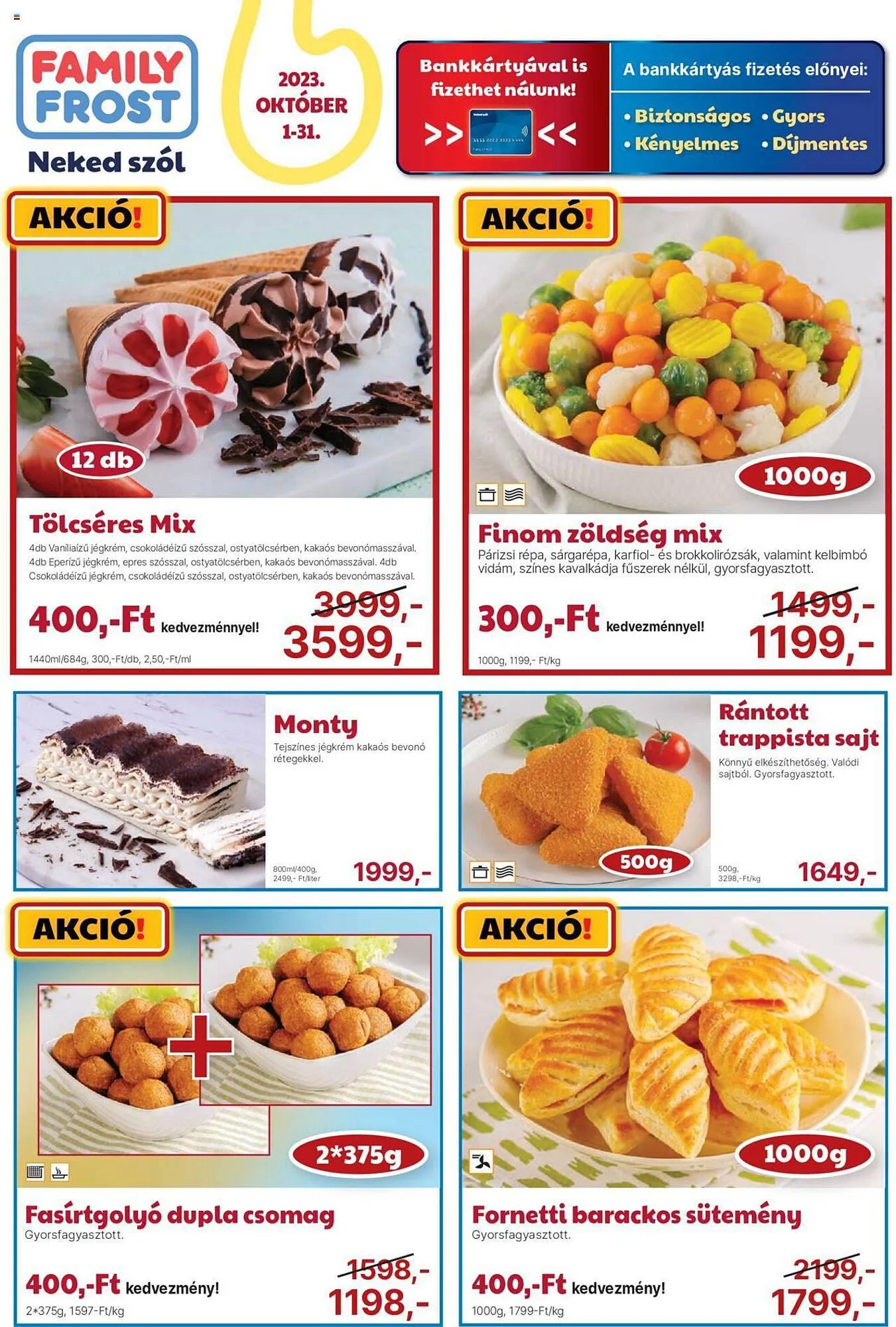 Katalógus Family Frost akciós újság október 1.-tól október 31.-ig 2023. - Oldal 1