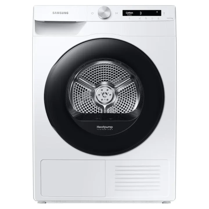 Samsung DV90T5240AW/S6 hőszivattyús szárítógép, 9kg, Air Wash program, A energiaosztály, fehér