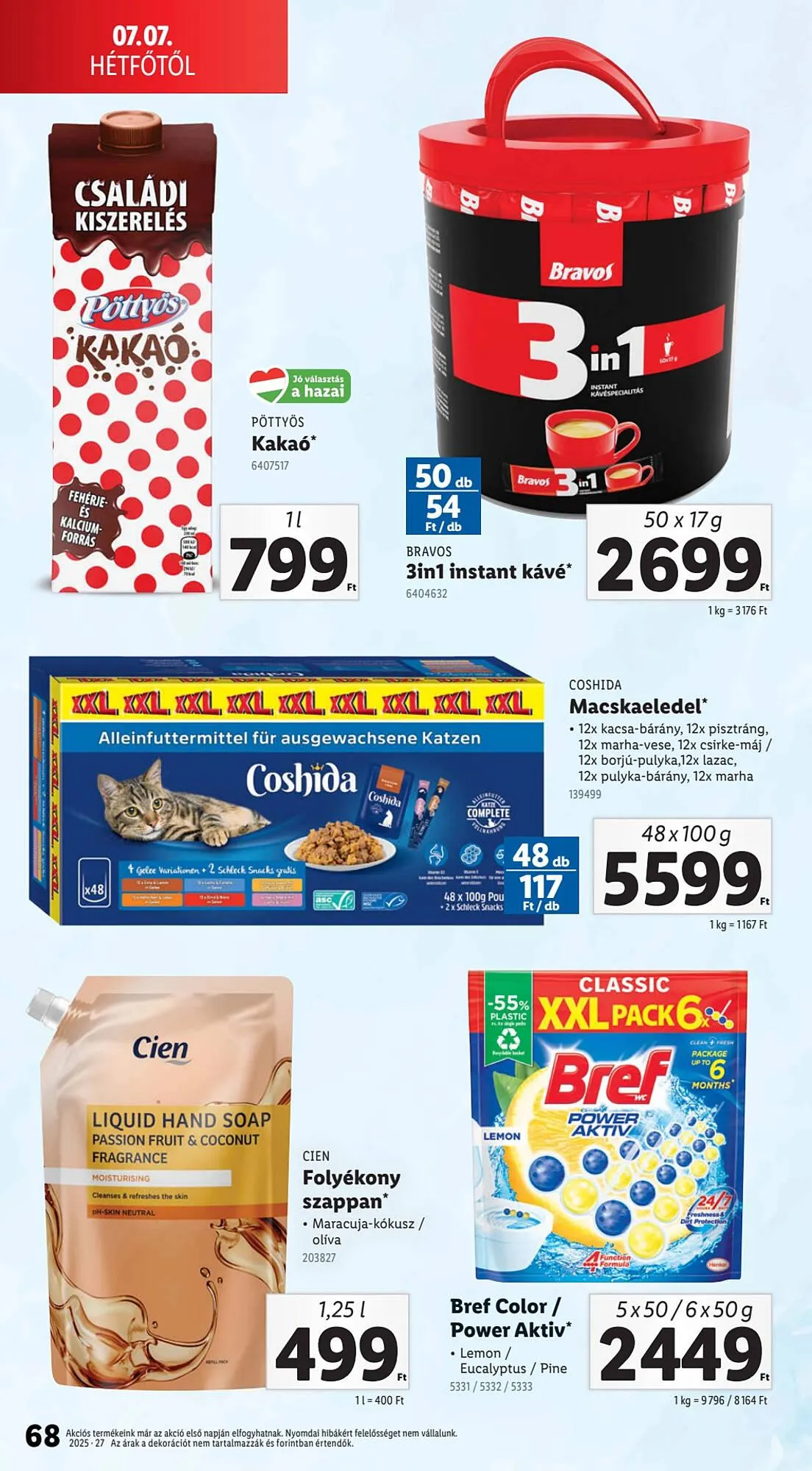 Katalógus Lidl akciós újság július 3.-tól július 9.-ig 2025. - Oldal 68