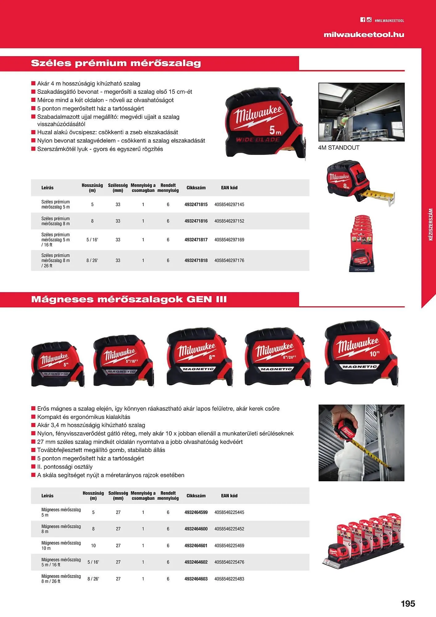Katalógus Milwaukee akciós újság szeptember 16.-tól december 31.-ig 2025. - Oldal 195