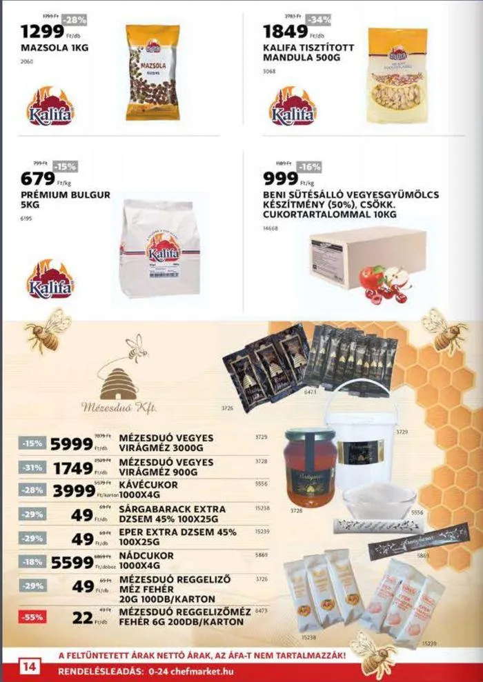 Katalógus Chef Market Magazin augusztus 1.-tól augusztus 31.-ig 2024. - Oldal 14