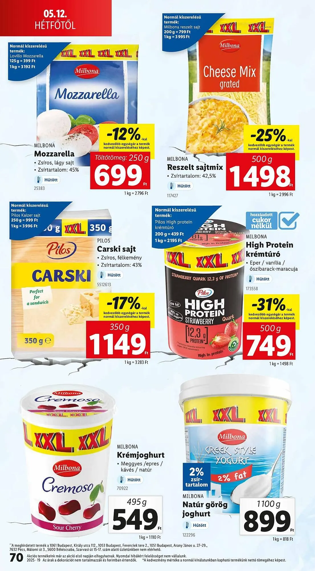 Katalógus Lidl akciós újság május 8.-tól május 14.-ig 2025. - Oldal 70