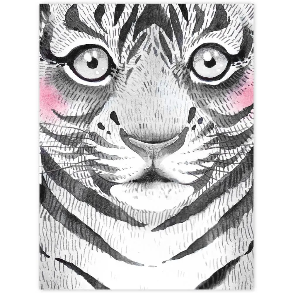 Képek gyerekszobába - Tigris