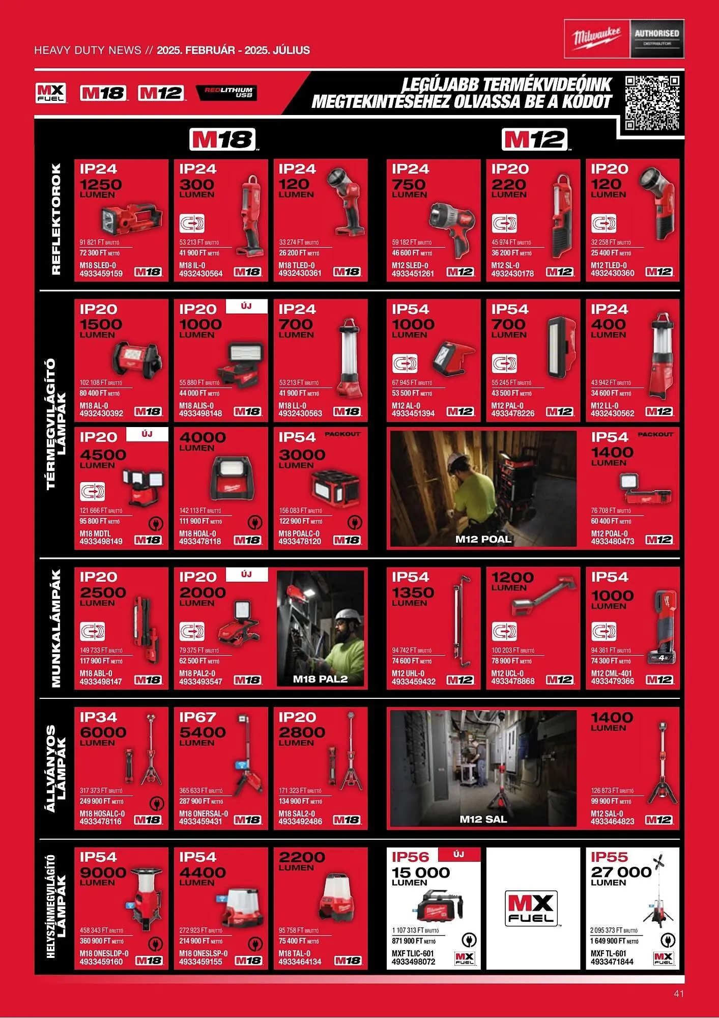 Katalógus Milwaukeetool akciós újság február 13.-tól július 31.-ig 2025. - Oldal 41