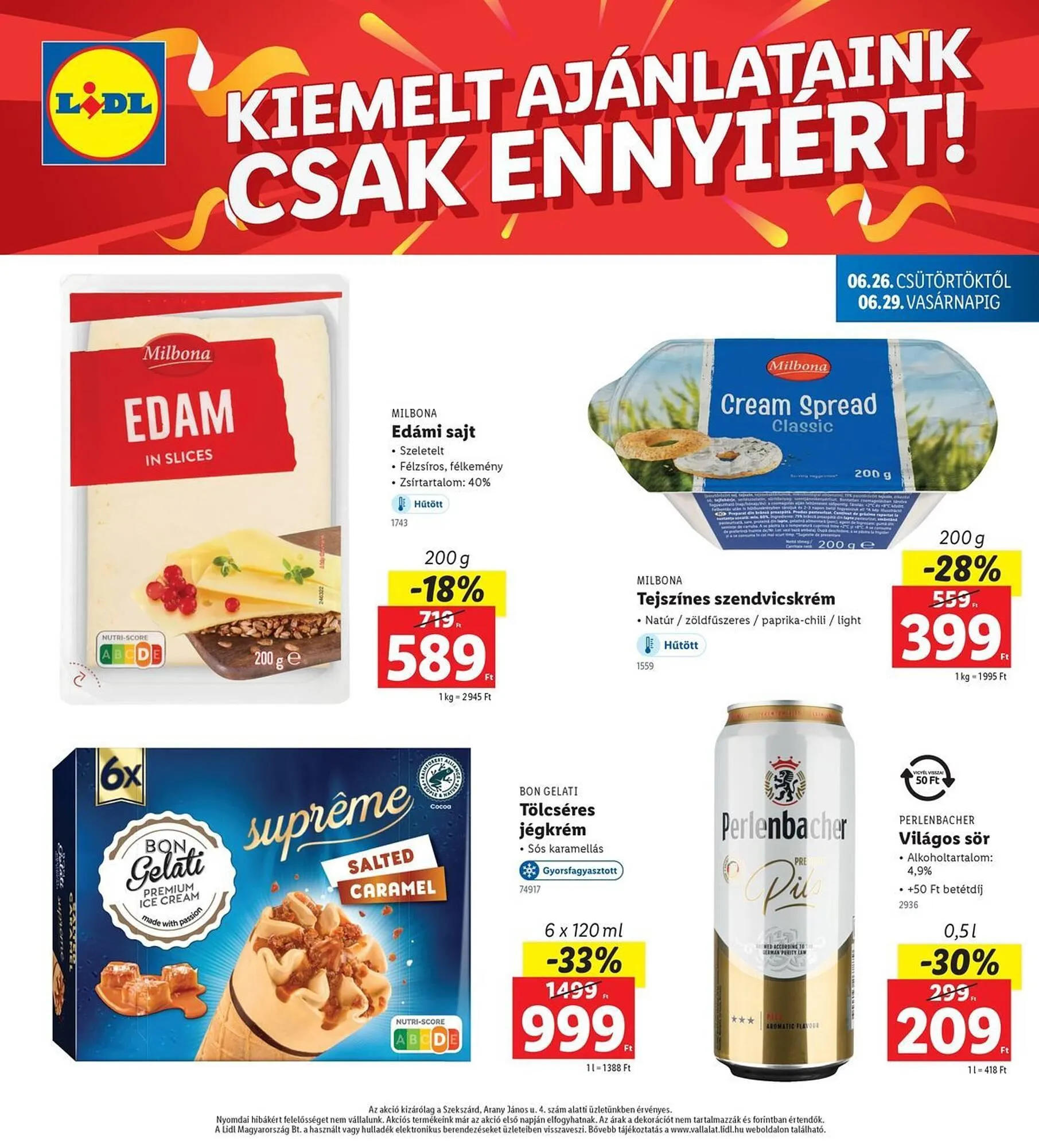 Katalógus Lidl akciós újság június 26.-tól június 29.-ig 2025. - Oldal 4