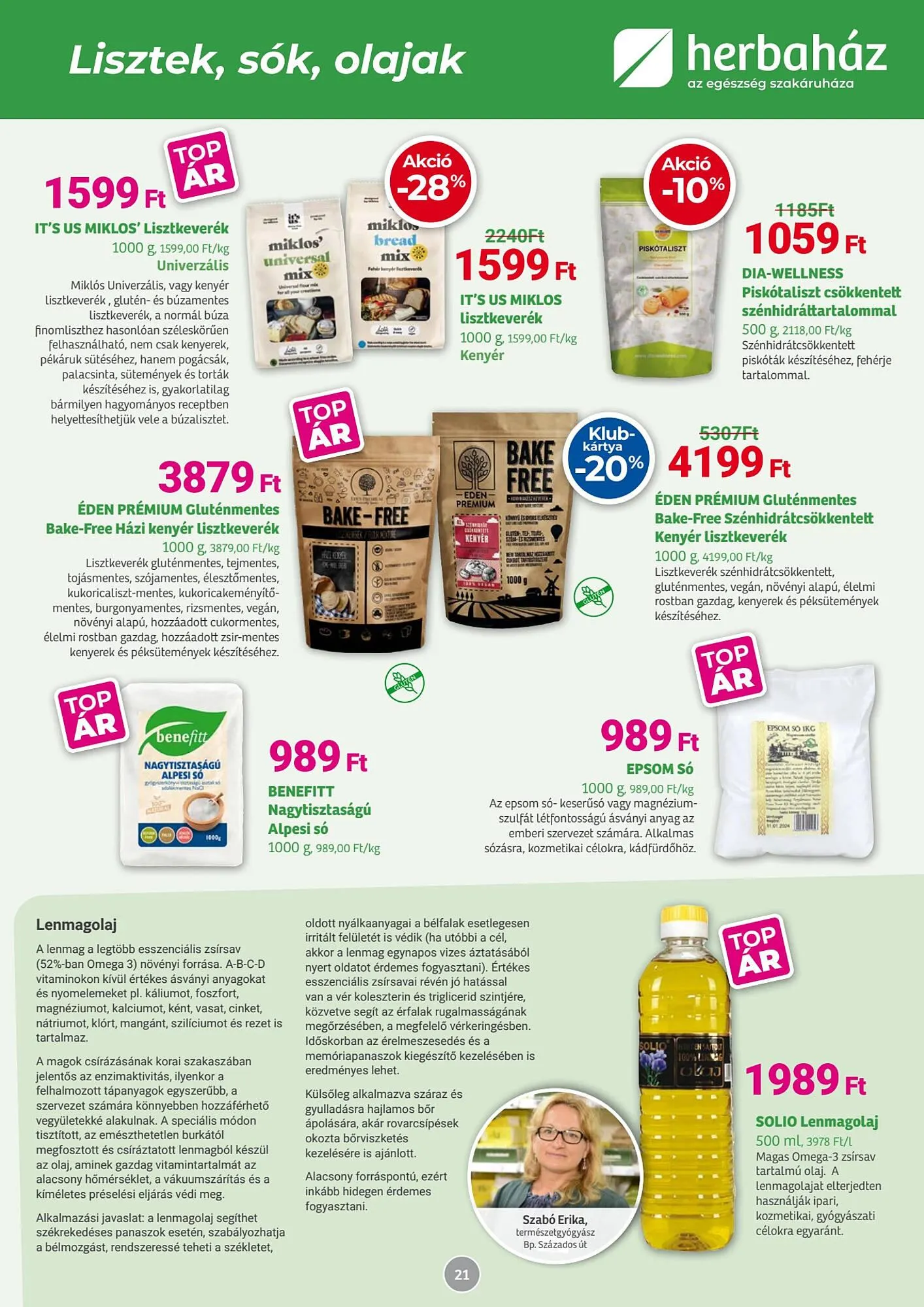 Katalógus Herbaház akciós újság május 5.-tól június 1.-ig 2025. - Oldal 21