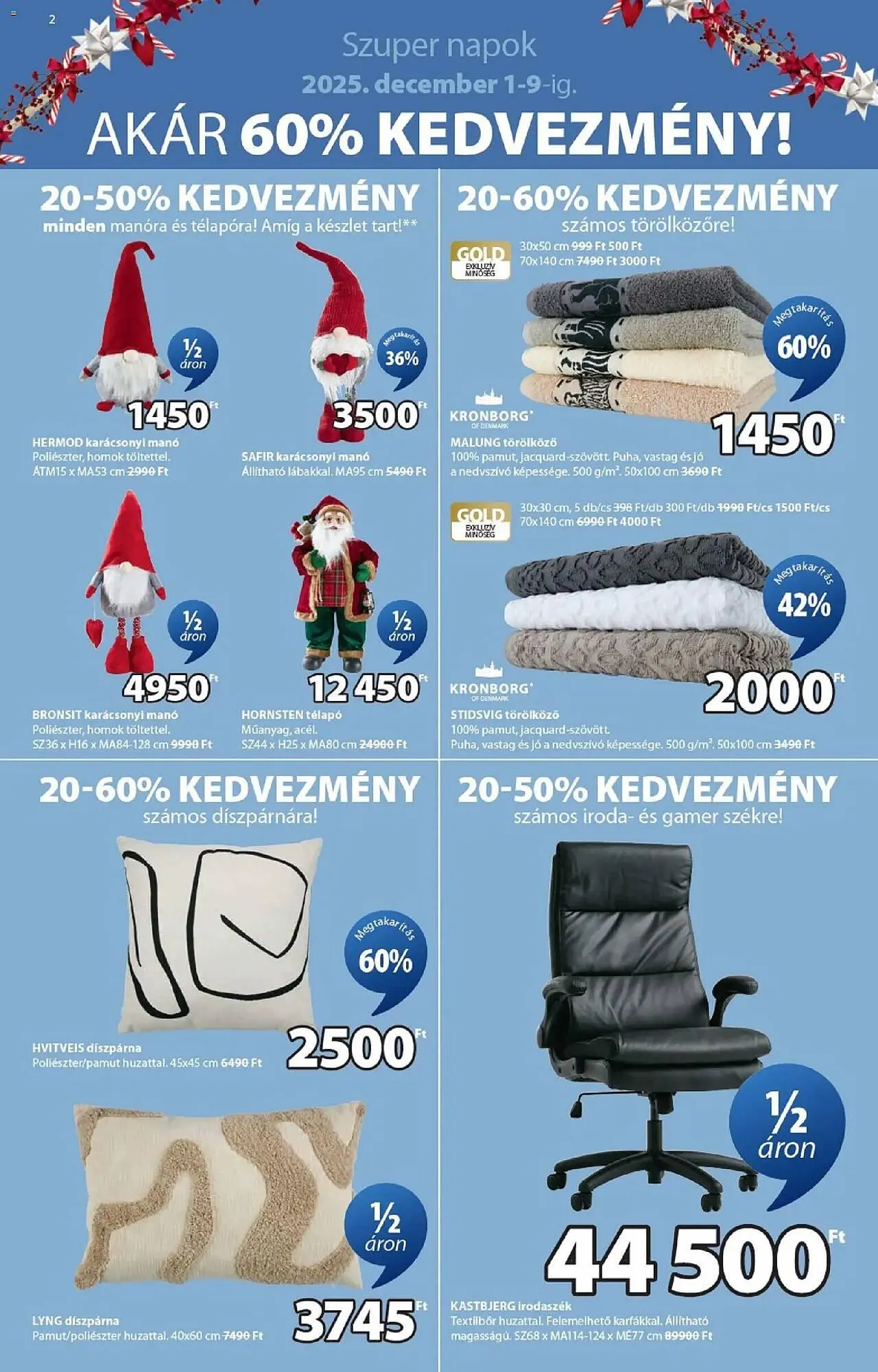 Katalógus JYSK akciós újság december 1.-tól december 30.-ig 2025. - Oldal 2
