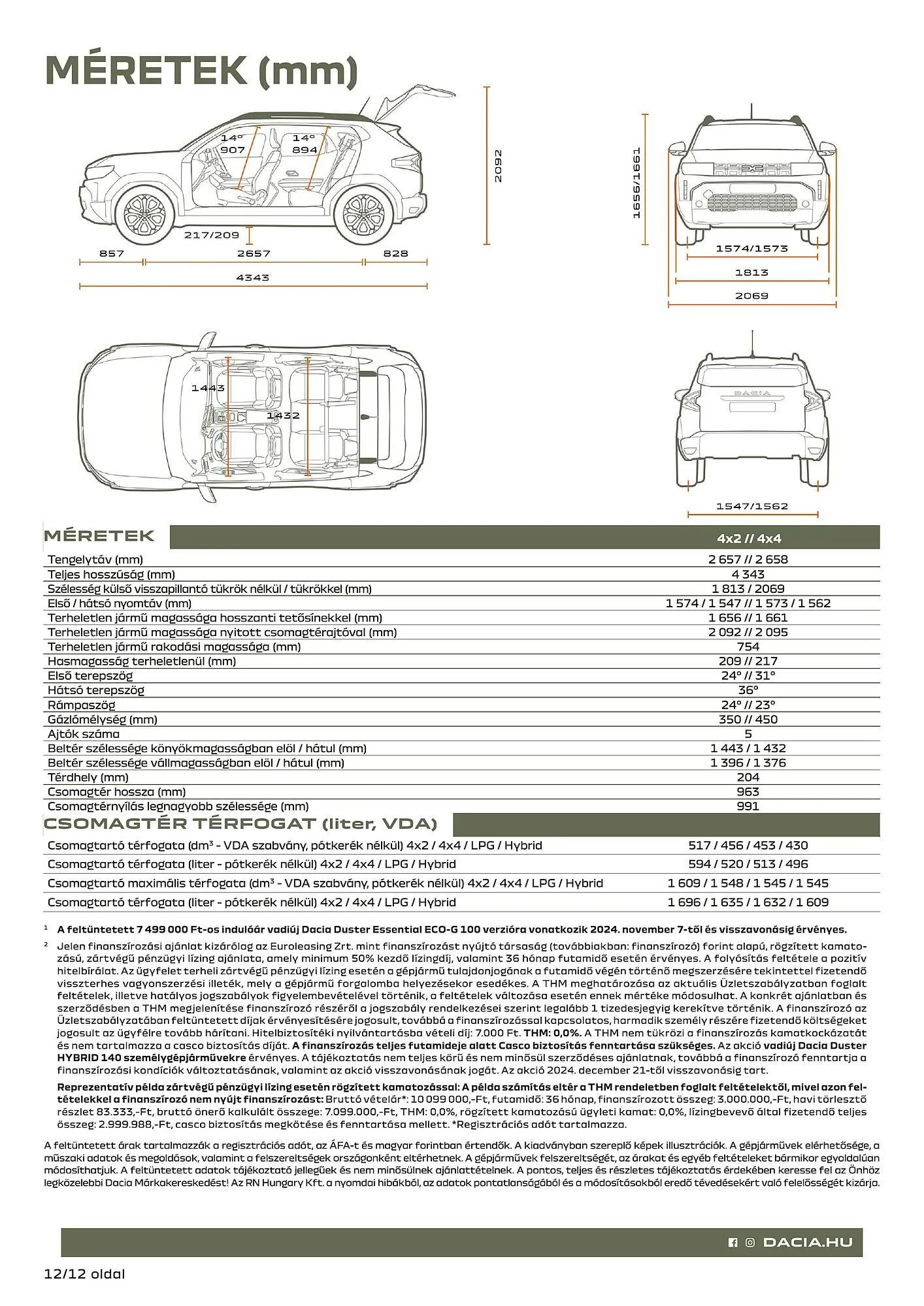 Katalógus Dacia akciós újság december 21.-tól március 25.-ig 2025. - Oldal 12