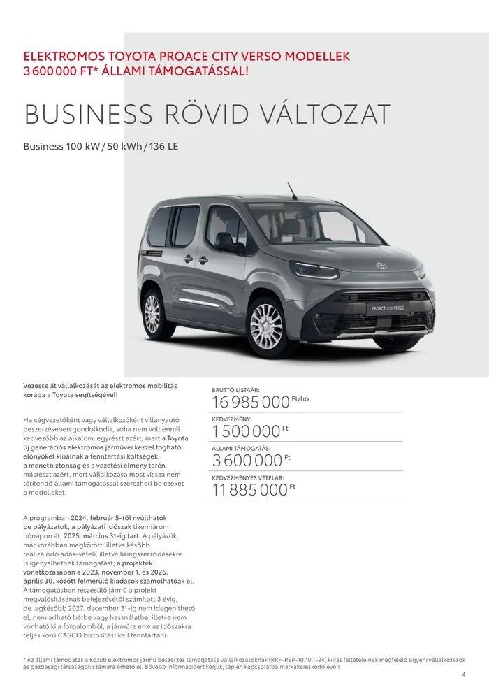 Katalógus Toyota Proace City Verso ICE június 24.-tól június 22.-ig 2025. - Oldal 4