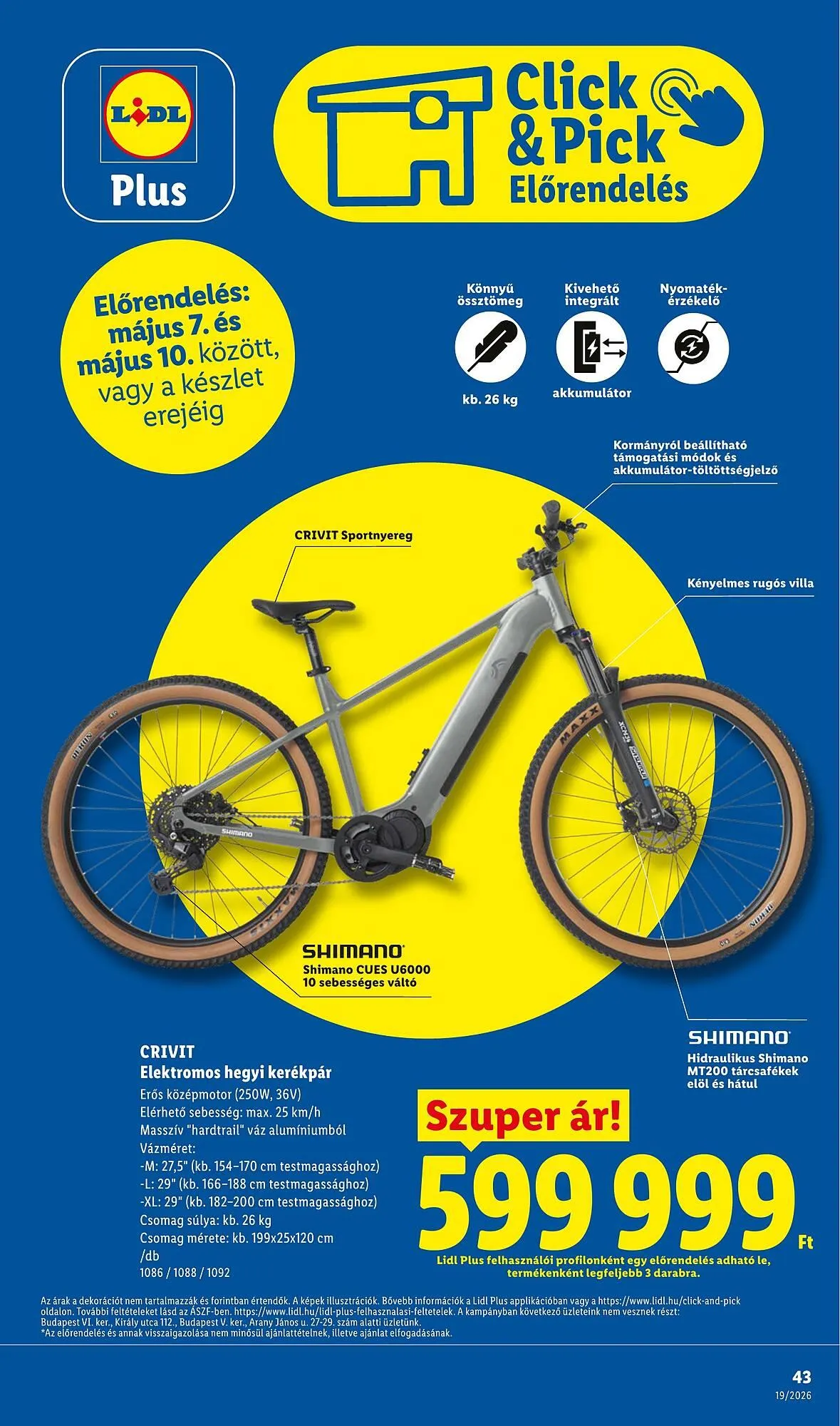 Katalógus Lidl akciós újság május 7.-tól május 13.-ig 2026. - Oldal 43