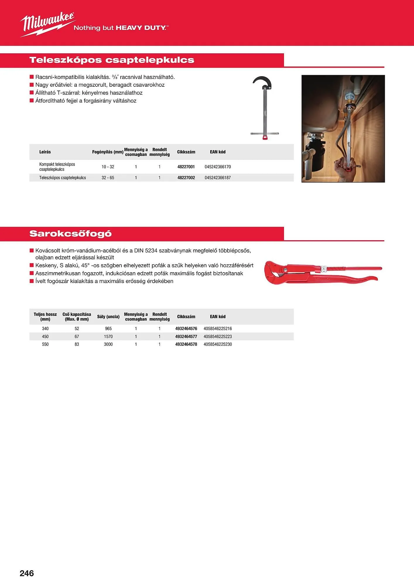 Katalógus Milwaukee akciós újság szeptember 16.-tól december 31.-ig 2025. - Oldal 246