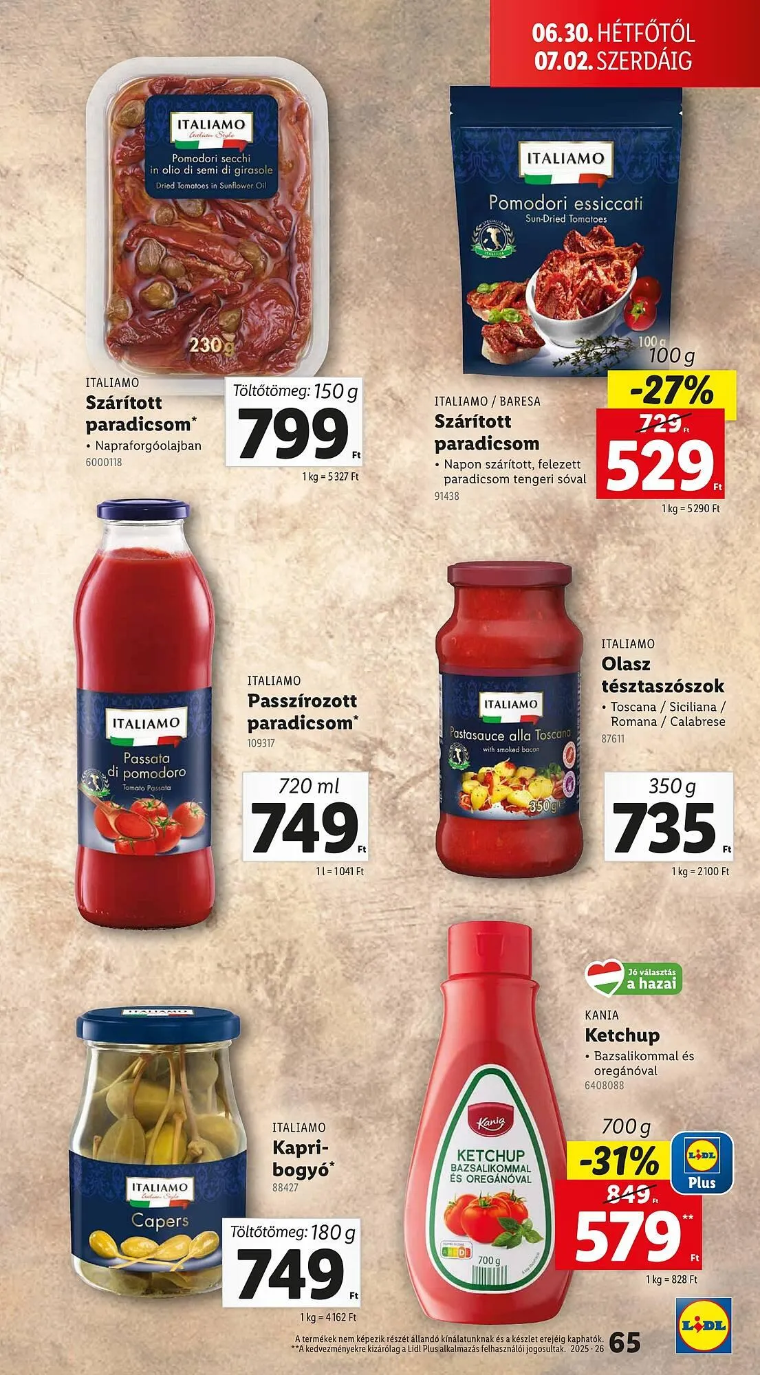Katalógus Lidl akciós újság június 26.-tól július 2.-ig 2025. - Oldal 65