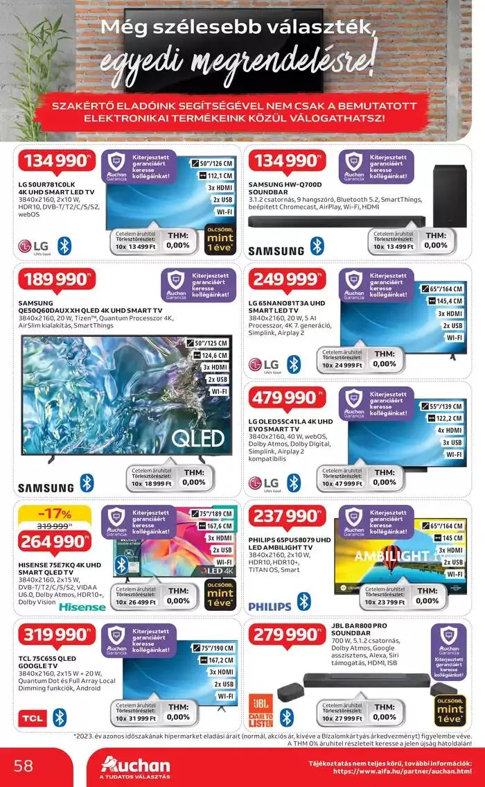Katalógus Catalog Auchan október 28.-tól november 6.-ig 2024. - Oldal 58