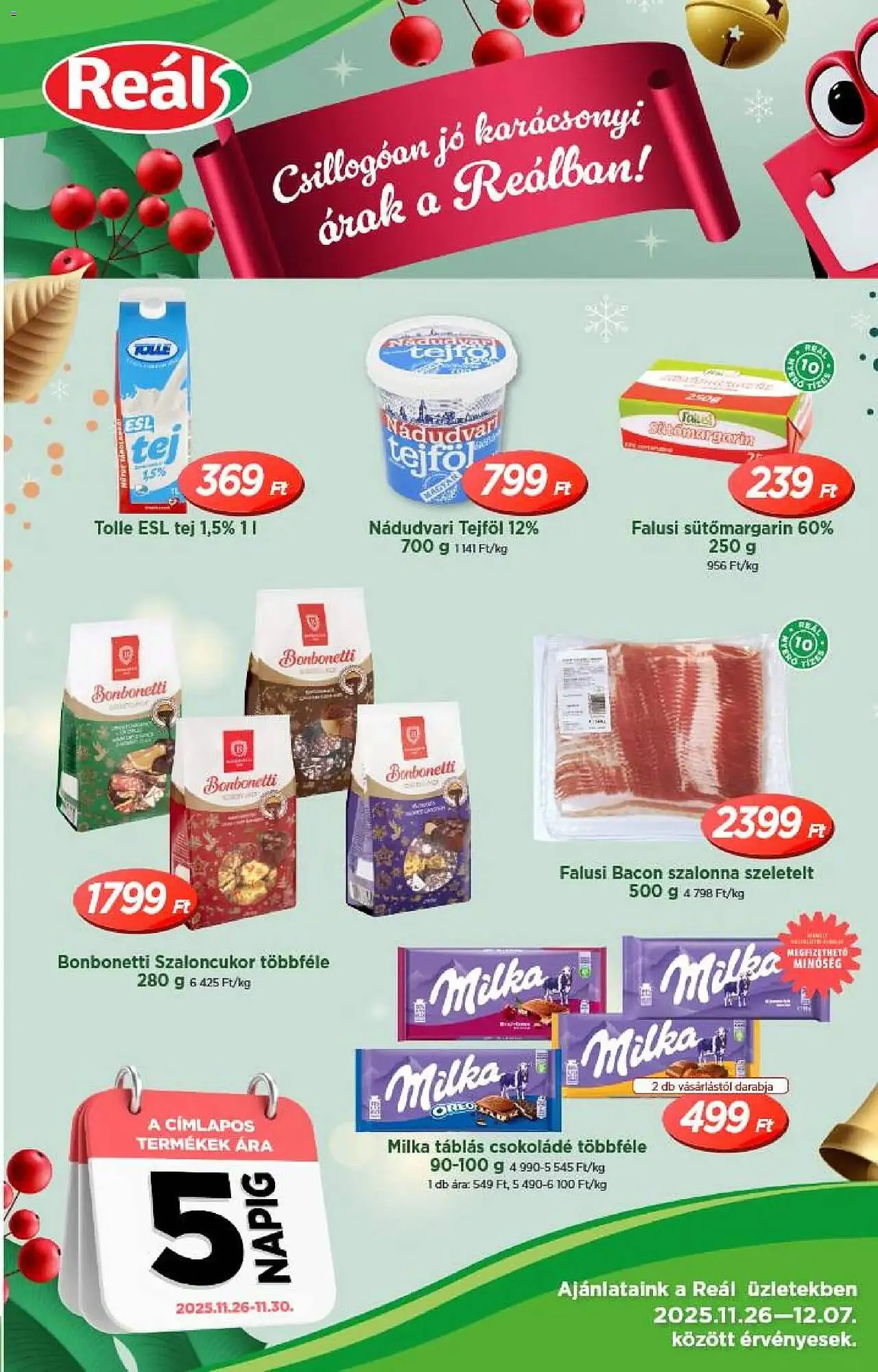 Katalógus Real akciós újság december 10.-tól december 31.-ig 2025. - Oldal 1