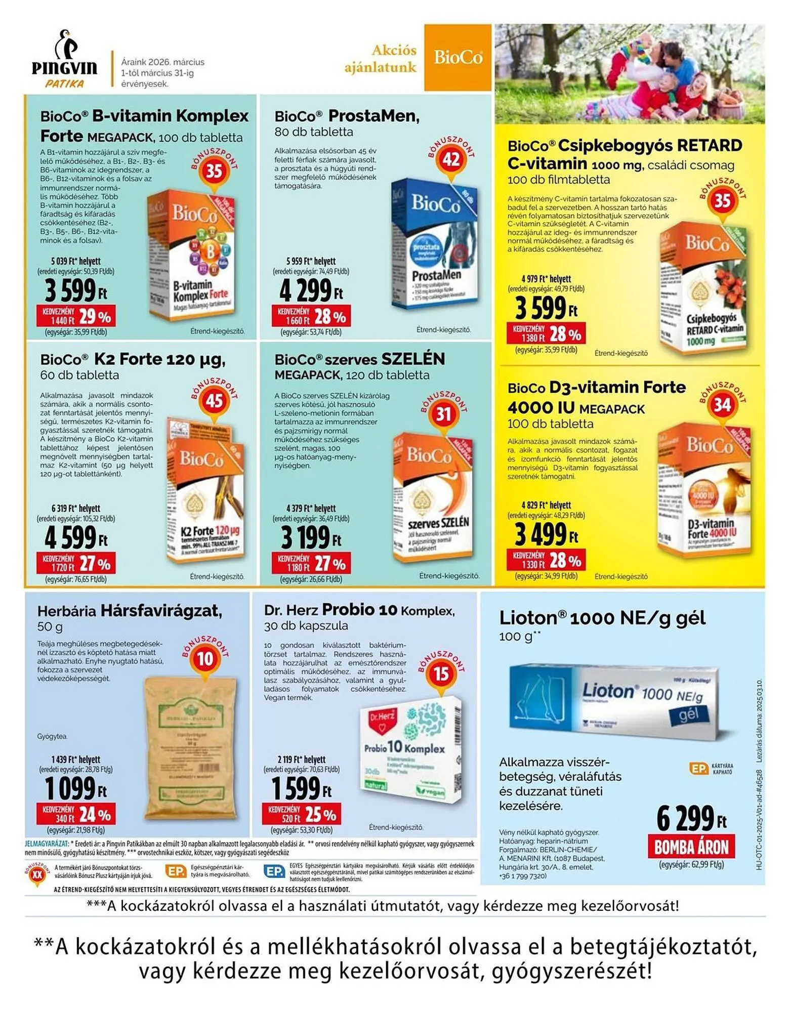 Katalógus Pingvin Patika akciós újság március 1.-tól március 31.-ig 2026. - Oldal 2