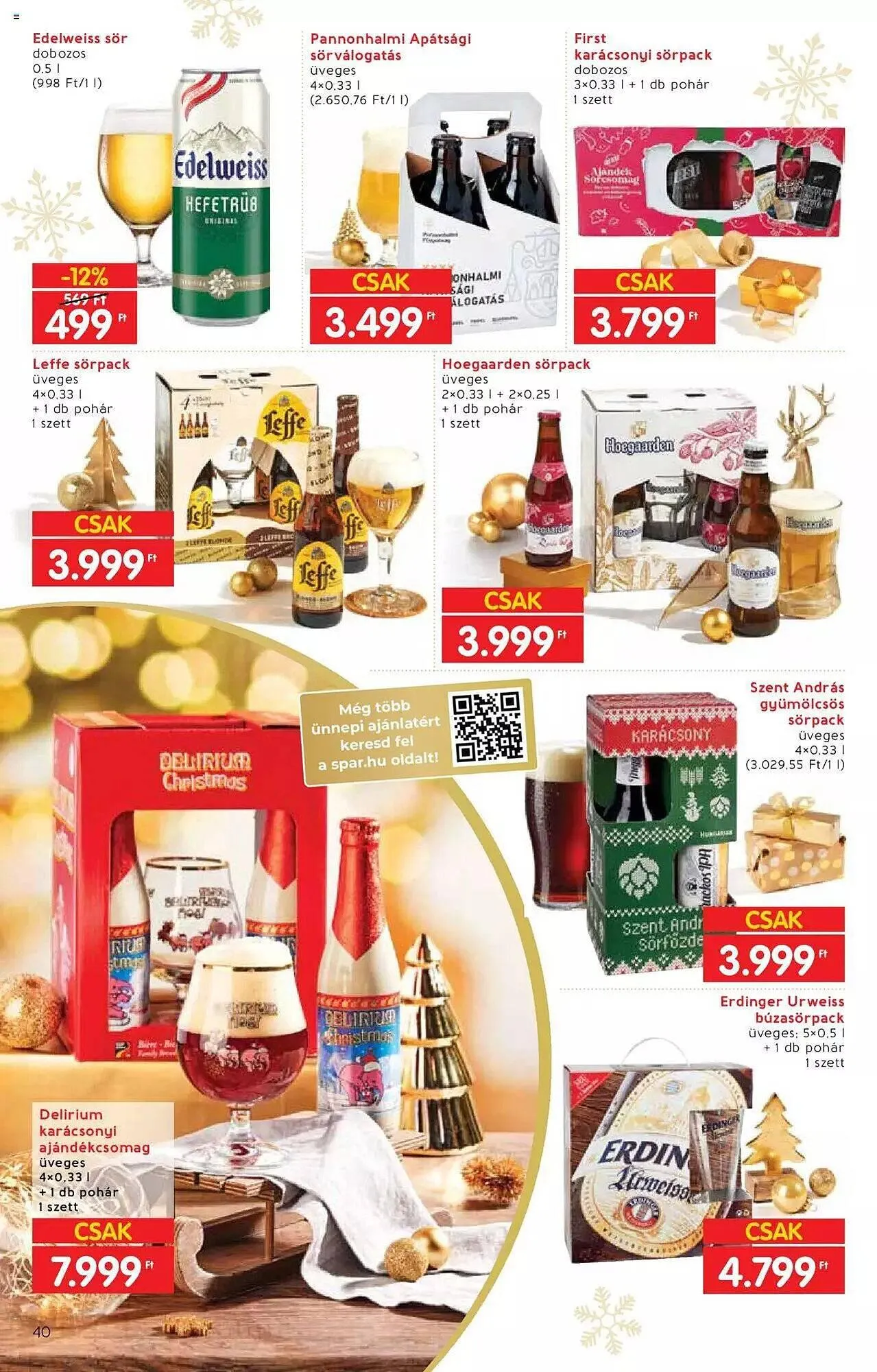 Katalógus Interspar akciós újság november 22.-tól december 24.-ig 2023. - Oldal 40