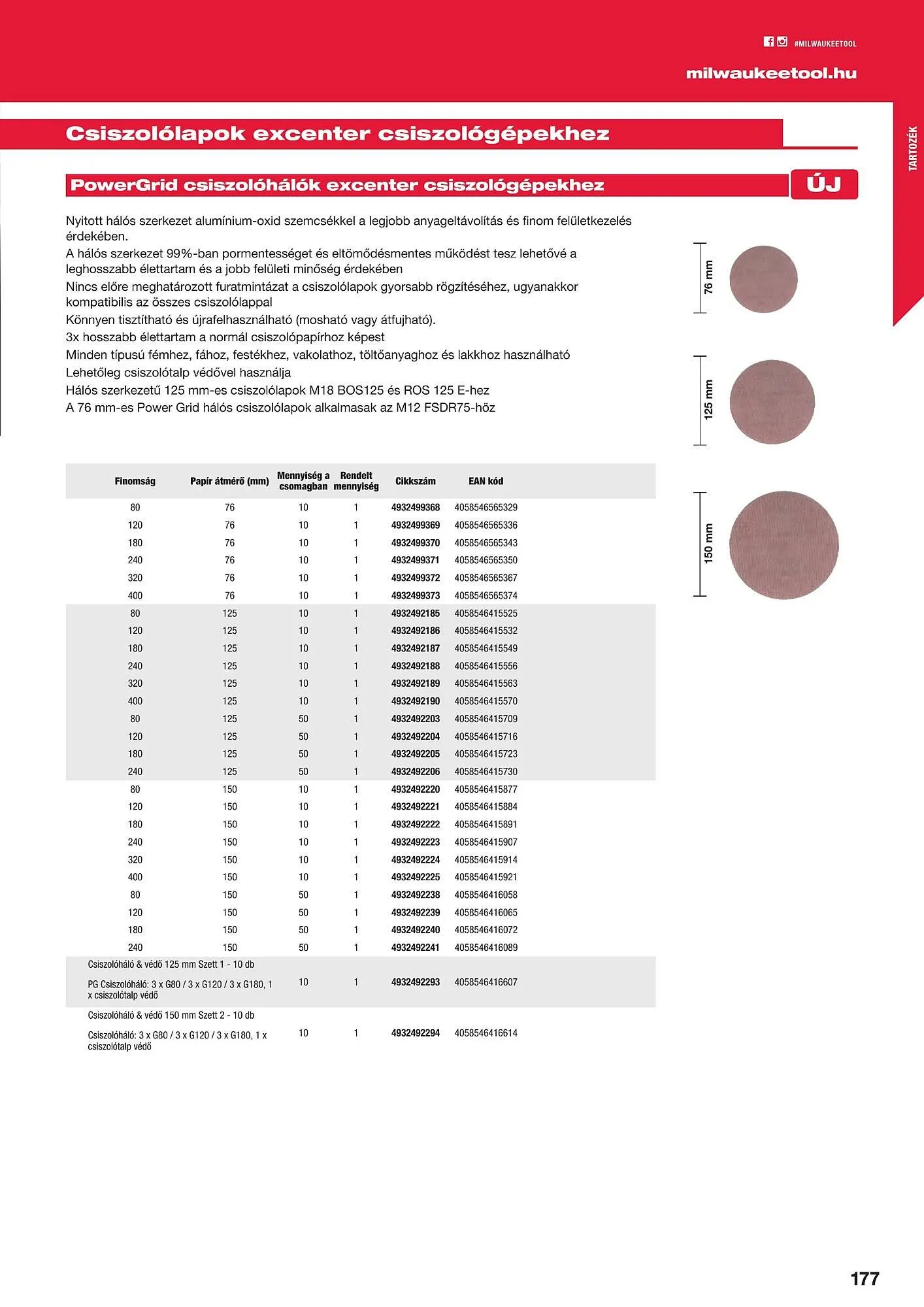 Katalógus Milwaukee akciós újság szeptember 16.-tól december 31.-ig 2025. - Oldal 177