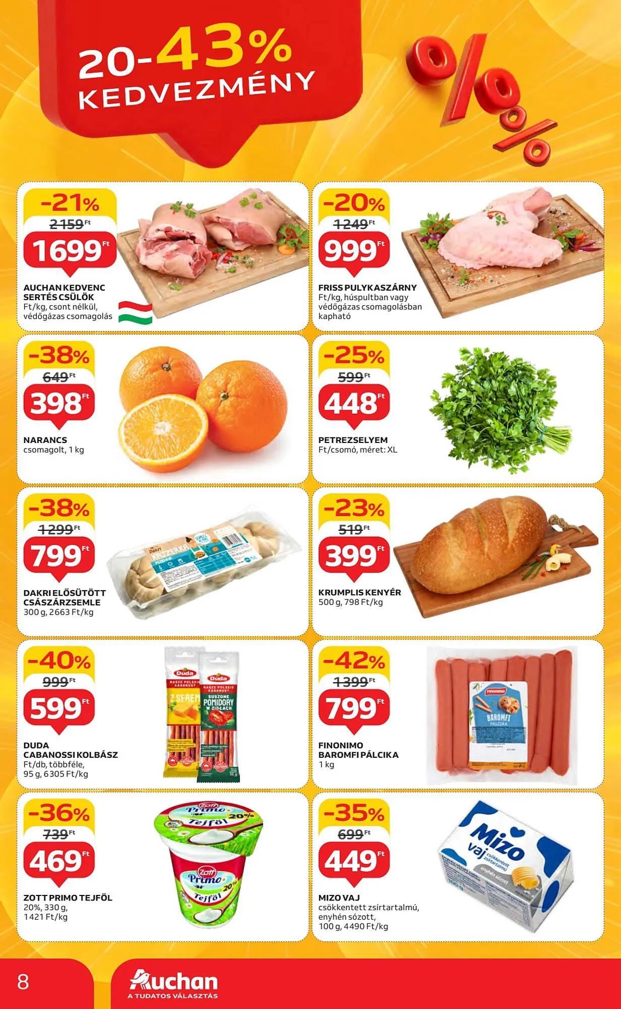 Katalógus Auchan akciós újság március 20.-tól március 26.-ig 2025. - Oldal 8
