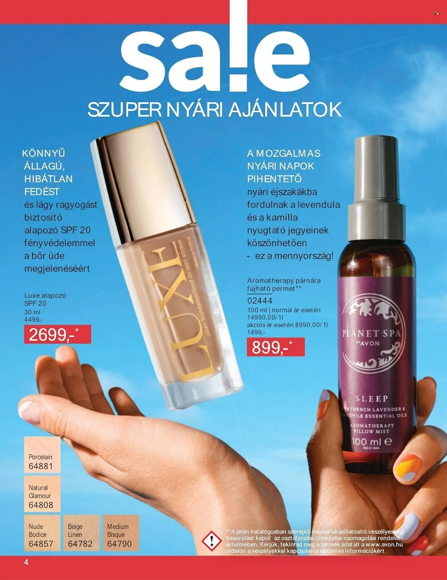 Katalógus AVON akciós újság július 1.-tól július 31.-ig 2025. - Oldal 4