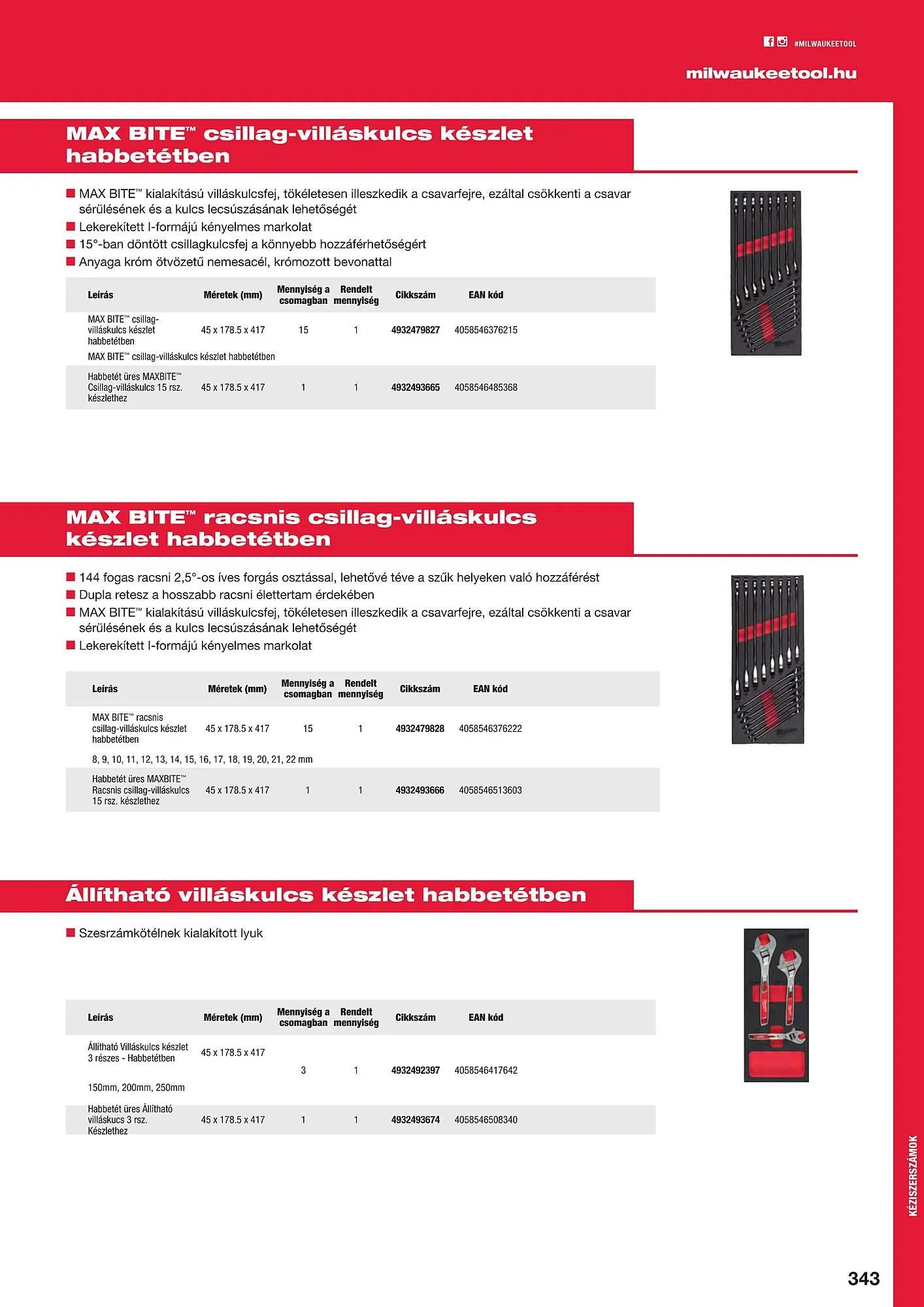 Katalógus Milwaukeetool akciós újság augusztus 14.-tól december 31.-ig 2024. - Oldal 343