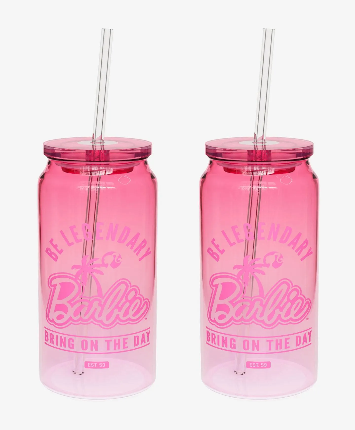 2 darabos pohár szett Barbie mintával