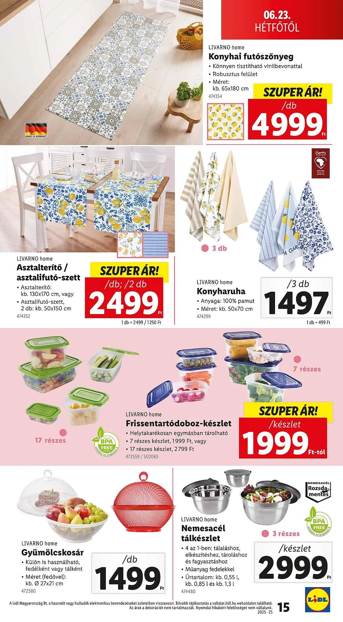 Katalógus Lidl akciós újság június 19.-tól június 25.-ig 2025. - Oldal 15
