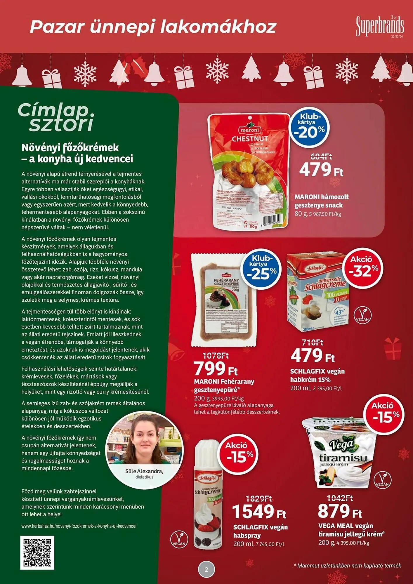 Katalógus Herbaház akciós újság december 1.-tól január 4.-ig 2026. - Oldal 2