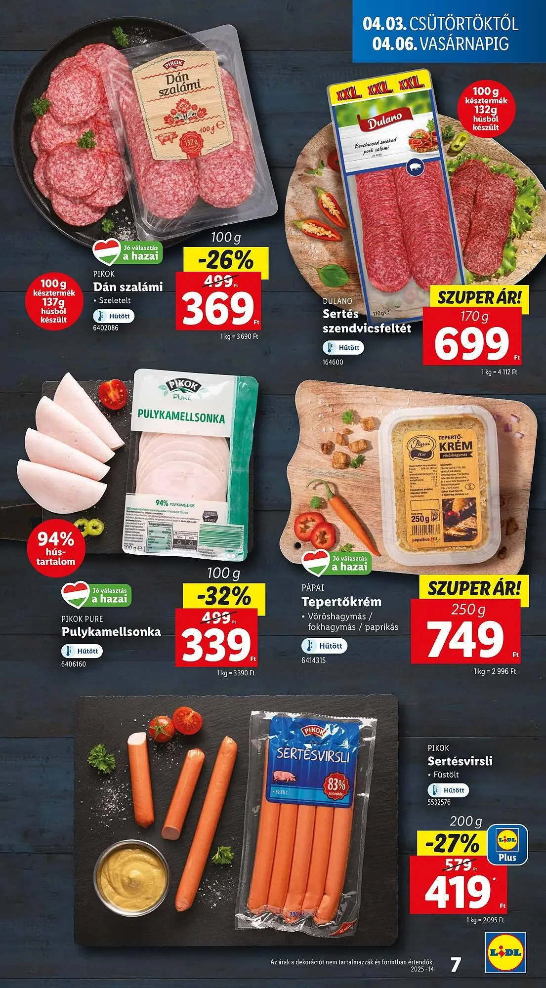 Katalógus Lidl akciós újság április 3.-tól április 9.-ig 2025. - Oldal 7