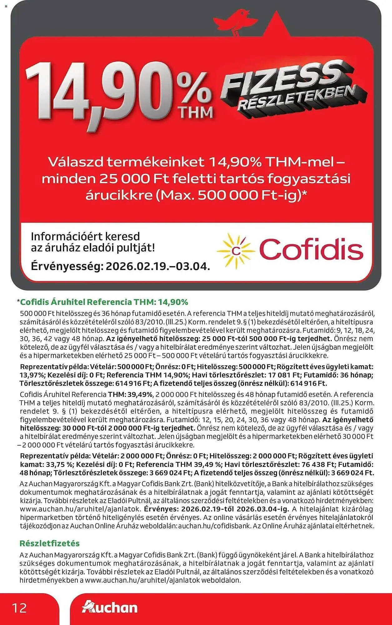 Katalógus Auchan akciós újság február 19.-tól március 4.-ig 2026. - Oldal 12