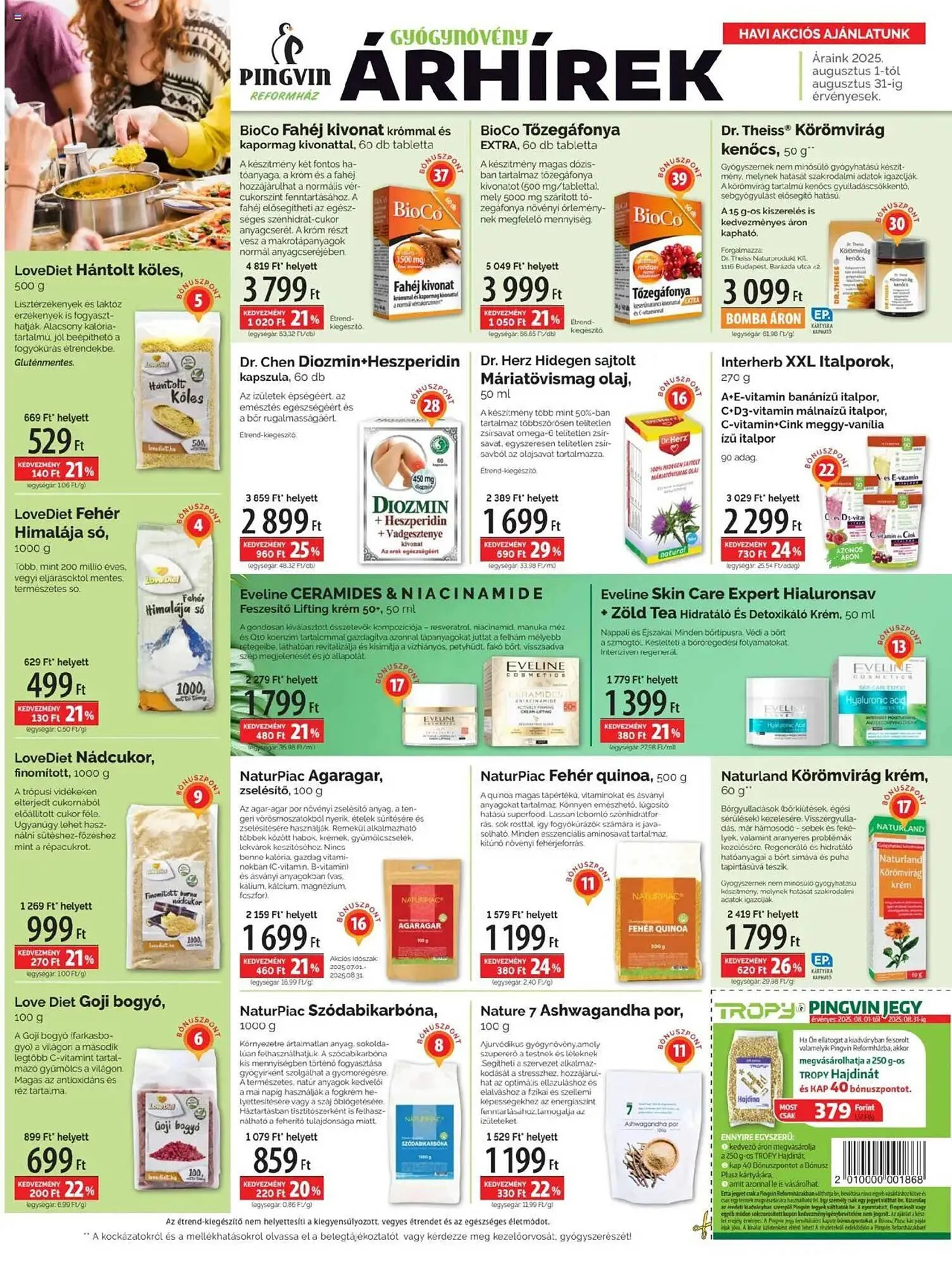 Katalógus Pingvin Patika akciós újság augusztus 1.-tól augusztus 31.-ig 2025. - Oldal 2