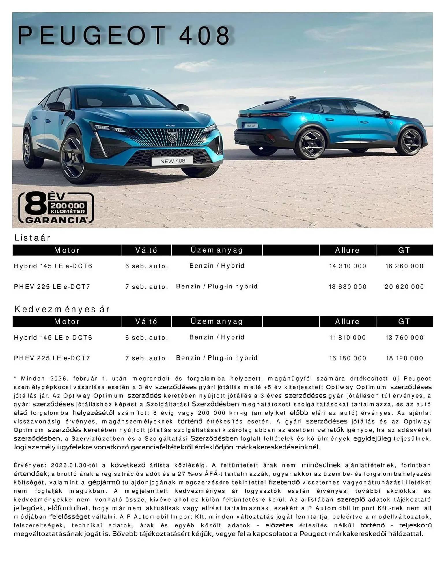 Katalógus Peugeot akciós újság február 24.-tól március 31.-ig 2026. - Oldal 2