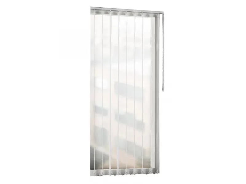 EXPO AMBIENTE - szalagfüggöny (150x180cm, fényáteresztő, fehér)