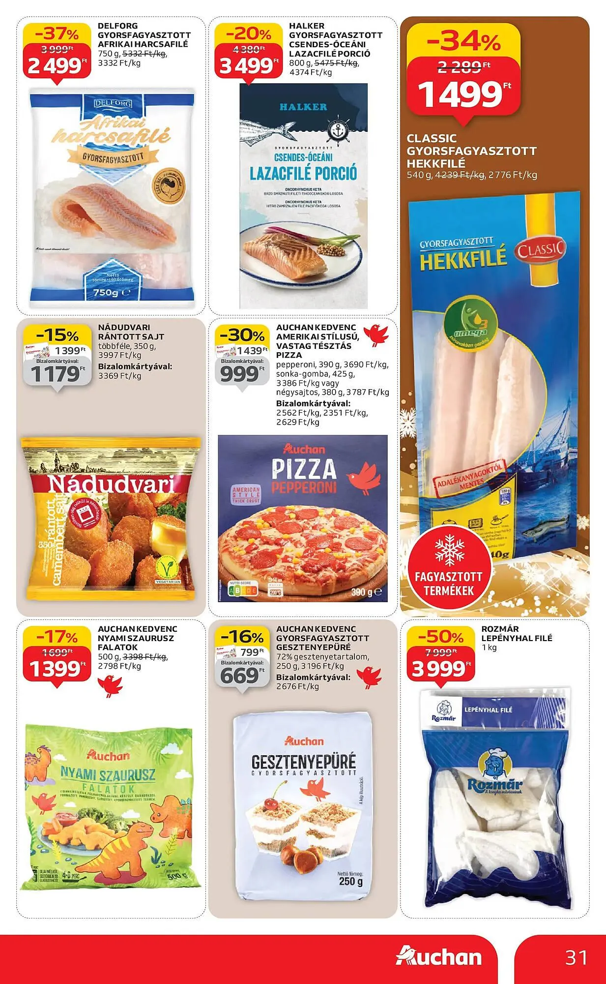 Katalógus Auchan akciós újság december 4.-tól december 10.-ig 2025. - Oldal 31