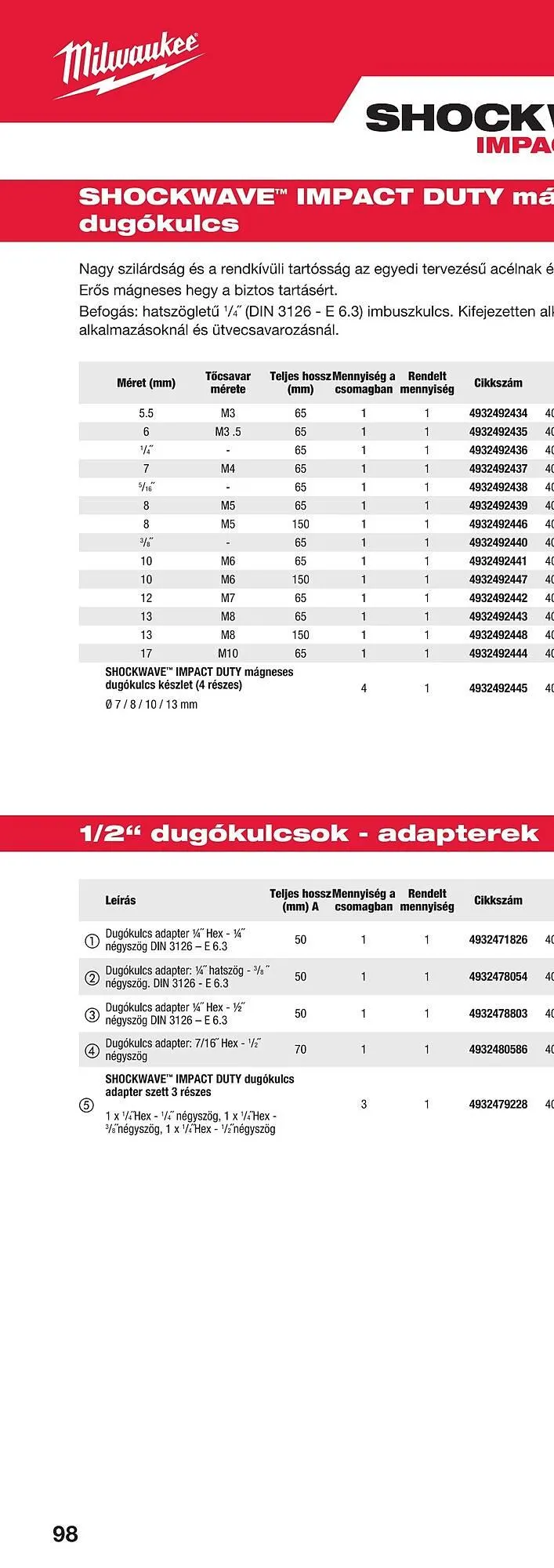 Katalógus Milwaukee akciós újság szeptember 16.-tól december 31.-ig 2025. - Oldal 194